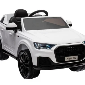 Licencirani auto na akumulator Audi Q7 - bijeli/lakirani