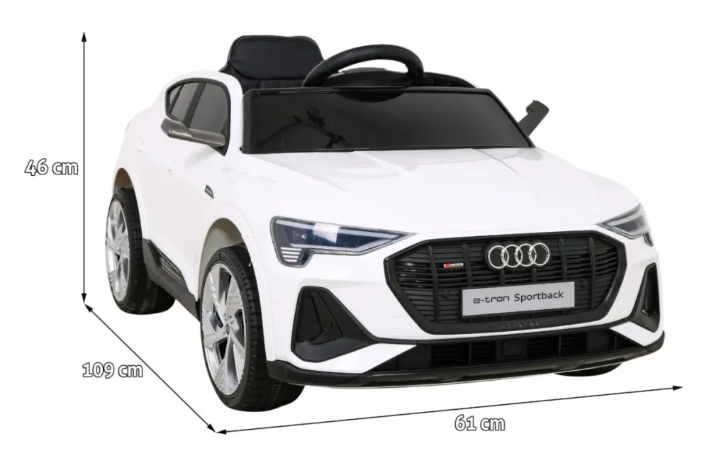 Licencirani auto na akumulator Audi E-Tron Sportback - bijeli