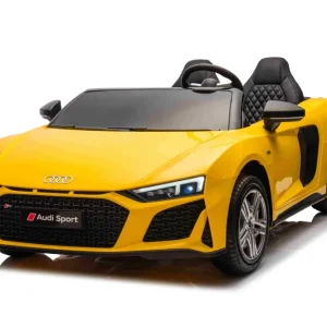 Licencirani auto na akumulator Audi R8 Spyder LIFT - dvosjed - žuti