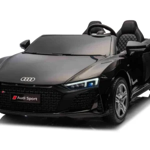 Licencirani auto na akumulator Audi R8 Spyder LIFT - dvosjed - crni