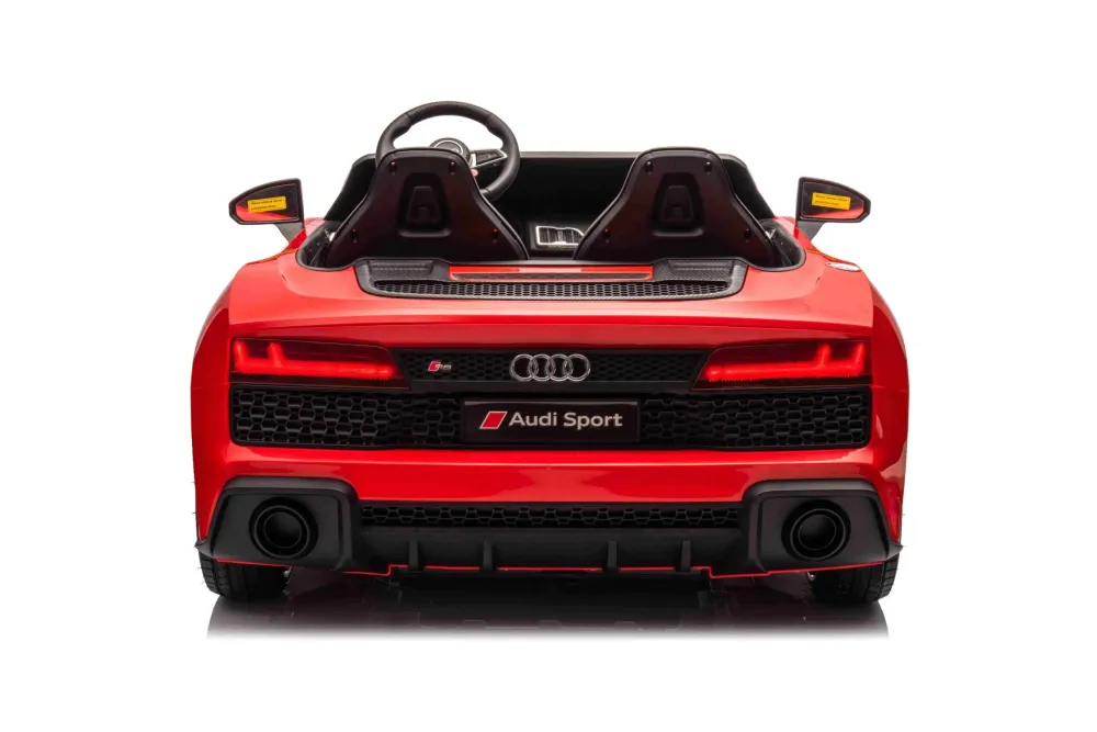 Licencirani auto na akumulator Audi R8 Spyder LIFT - dvosjed - crveni