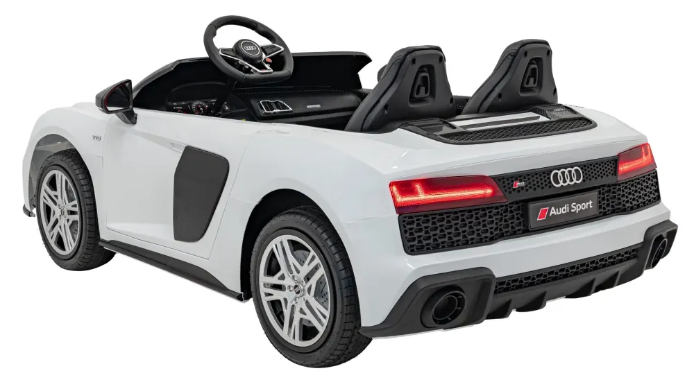 Licencirani auto na akumulator Audi Spyder R8 LIFT STRONG - dvosjed - bijeli