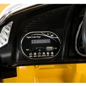 Licencirani auto na akumulator Audi R8 Spyder - žuti/lakirani
