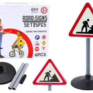 Edukativni set prometnog znaka "Radovi na cesti" - 70 cm