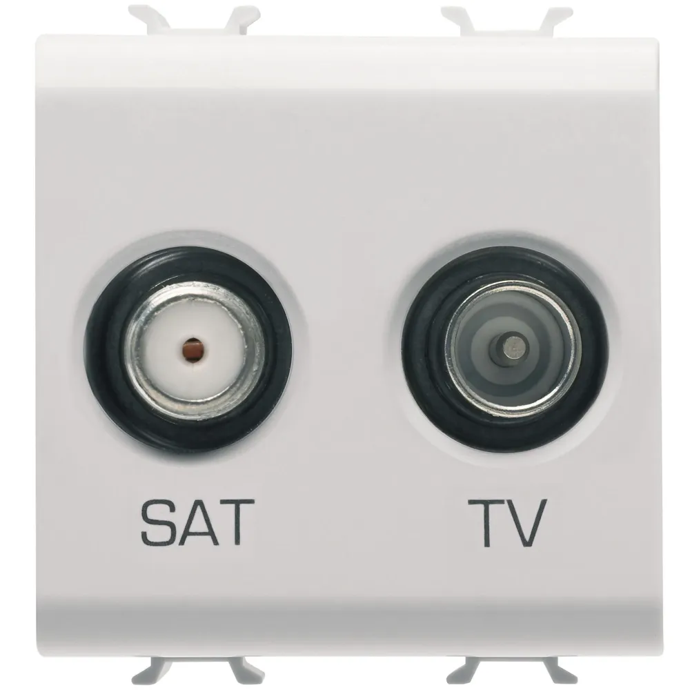 GW utičnica SAT-TV 2M bijela GW10383