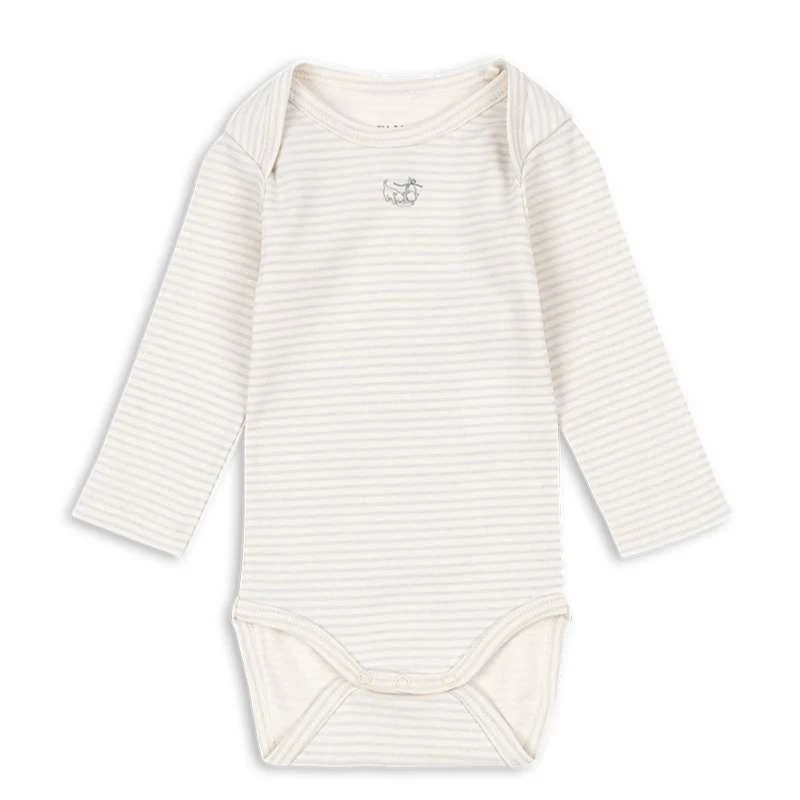 Fanga Fontana Fio Body - Langærmet - Stripe - OCS - Tea Stripe Pewter Dawn 3m