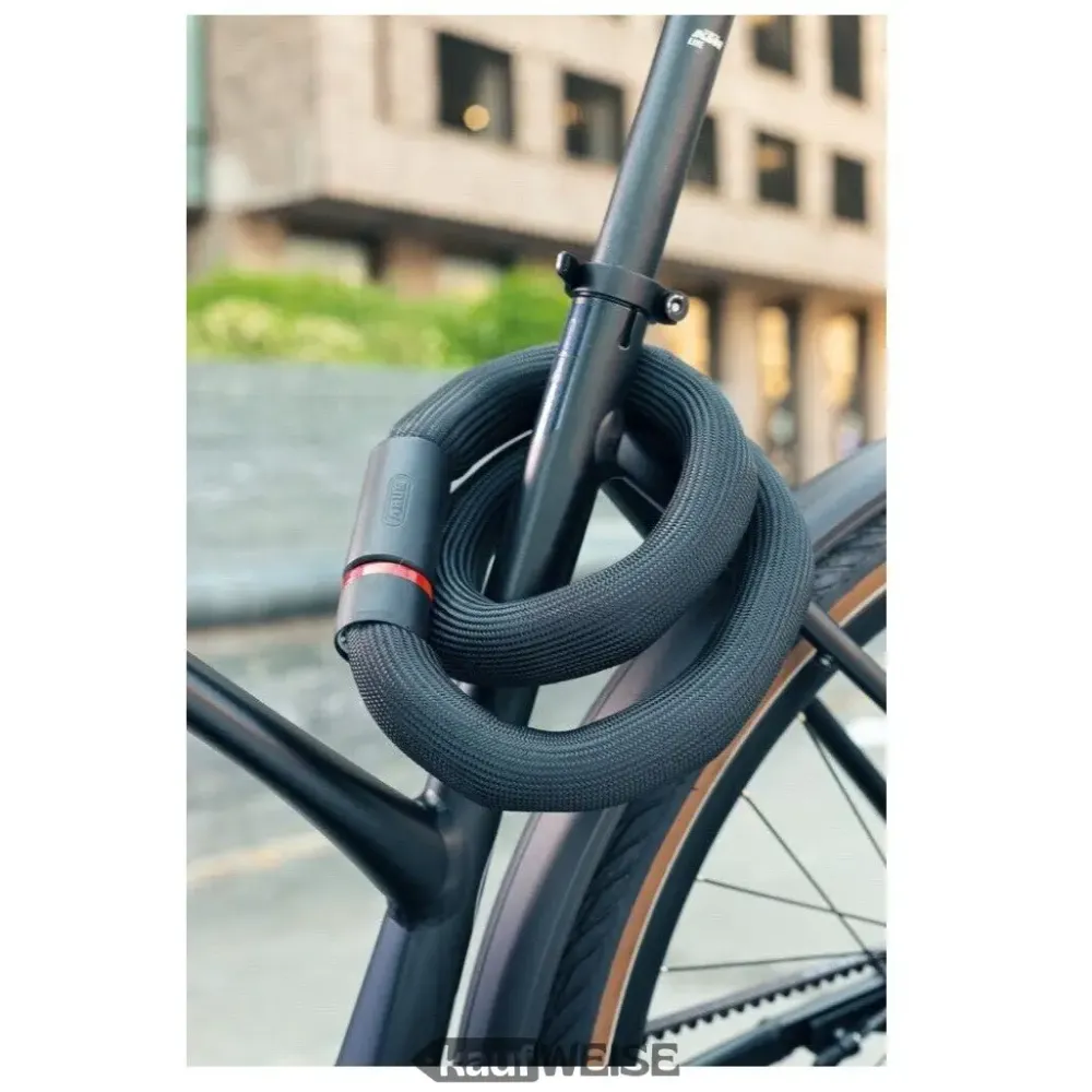 ABUS Goose Lock 6206K/110 Lančana brava (110 cm) | Razina 7 | Dimenzionalno stabilna i prikladna za bojanje | Crna