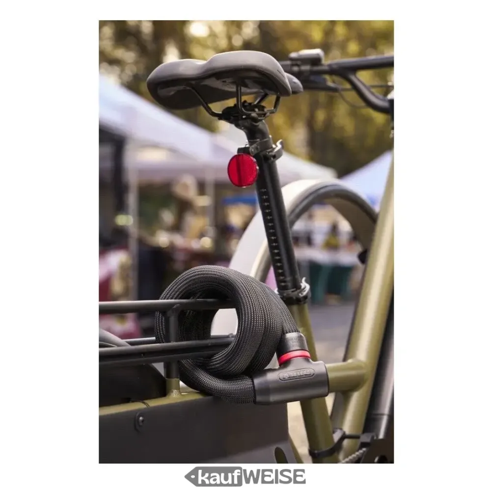 ABUS Goose Lock 6206K/110 Lančana brava (110 cm) | Razina 7 | Dimenzionalno stabilna i prikladna za bojanje | Crna