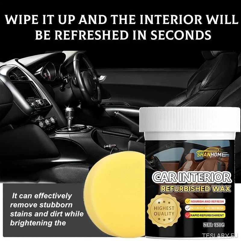 150ml Ultimate Car Interor Restaur Wax, nadzorna ploč i kožni regenerator sjedala, pojačivač za sjaj guma, za kauč, cipele...