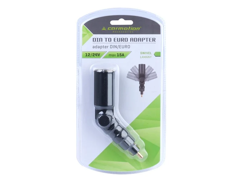 Adapter s DIN utikačem i EURO priključkom, kutni