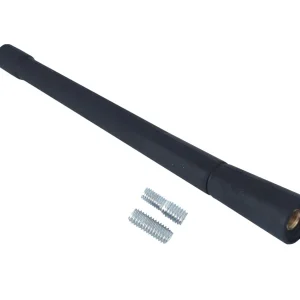 Antenski stupić 17 cm, gumiran, s 2 adaptera: 5 i 6 mm