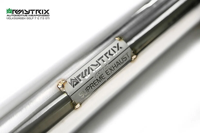 Armytrix Downpipe De-Cat s Cat-simulatorom - VW Golf MK7 GTI / Leon 5F Cupra 2013-2020 2.0TSI MQB
