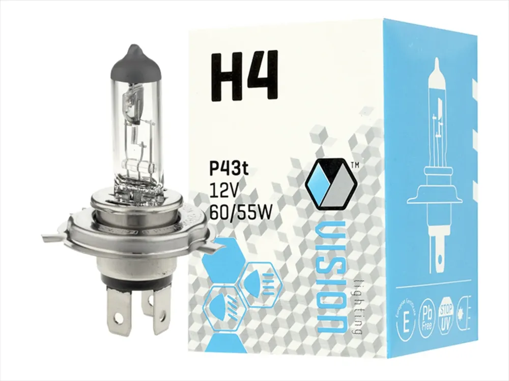 Žarulja VISION H4 12V 12V 60 / 55W P43t U E4
