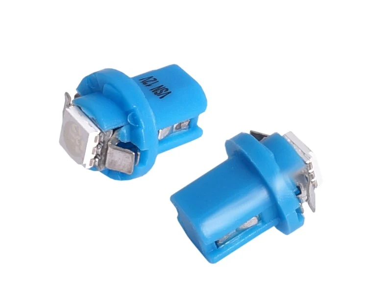 Žarulja VISION T5 BAX B8.5d 12V 1x 5050 SMD LED, plava, 2 kom