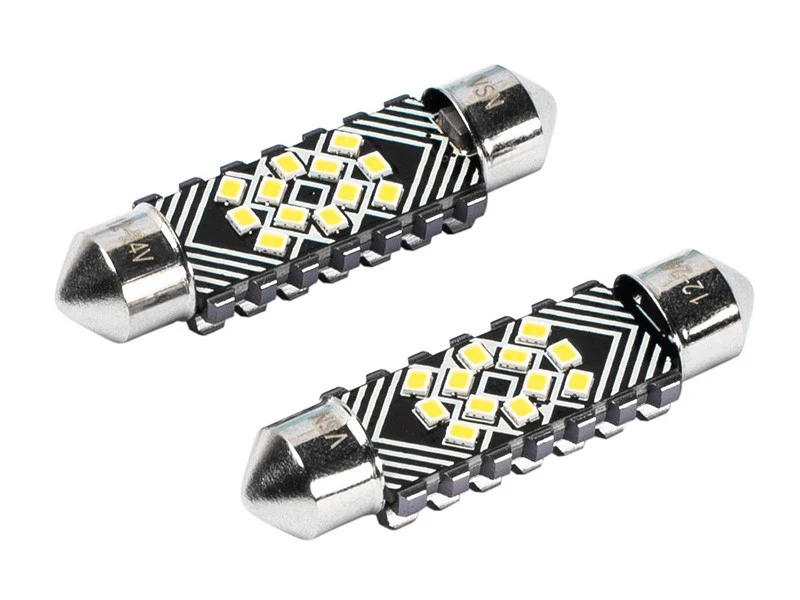 Žarulja VISION Festoon SV8.5 41 mm 12/24V 12x 2016 SMD LED, CANBUS, bijela, 2 kom