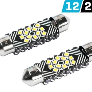 Žarulja VISION Festoon SV8.5 41 mm 12/24V 12x 2016 SMD LED, CANBUS, bijela, 2 kom