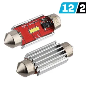 Žarulja VISION Festoon SV8.5 39 mm 12/24V 1x 1860 SMD LED, nepolarna, CANBUS, bijela, 2 kom