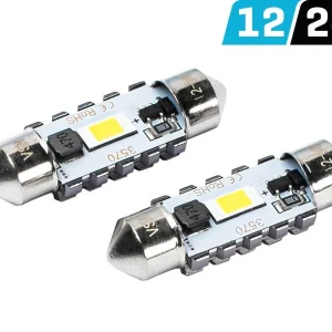 žarulja VISION Festoon SV8.5 36 mm 12/24V 2x 3570 SMD LED, CANBUS, bijela, 2 kom