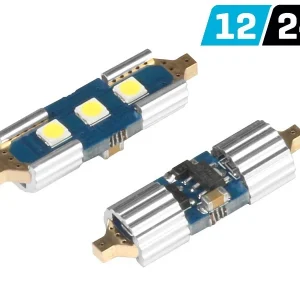žarulja VISION Festoon SV8.5 31mm 12/24V 3x 3030 SMD LED, nepolarna, CANBUS, bijela, 2 kom