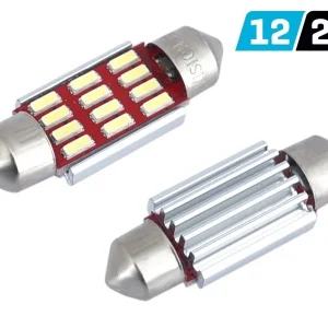 Žarulja VISION Festoon SV8.5 36mm 12/24V 12x 4014 SMD LED, CANBUS, bijela, 2 kom