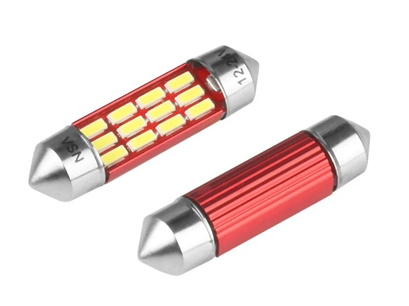 Žarulja VISION Festoon SV8.5 36mm 12/24V 12x 4014 SMD LED, nepolarna, CANBUS, bijela, 2 kom