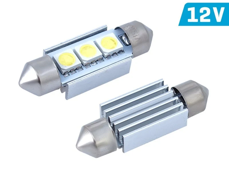 Žarulja VISION Festoon SV8.5 36mm 12V 3x 5050 SMD LED, CANBUS, bijela, 1 kom