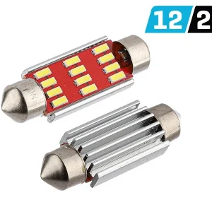 Žarulja VISION Festoon SV8.5 41mm 12/24V 12x 4014 SMD LED, CANBUS, bijela, 2 kom