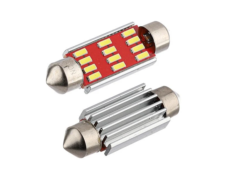 Žarulja VISION Festoon SV8.5 41mm 12/24V 12x 4014 SMD LED, CANBUS, bijela, 2 kom