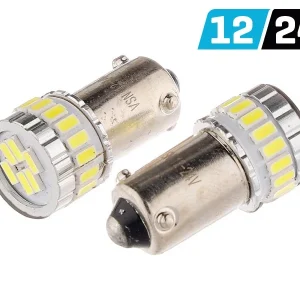 Žarulja VISION H21W BAY9s 12/24V 18x SMD LED, nepolarna, CANBUS, bijela, 2 kom