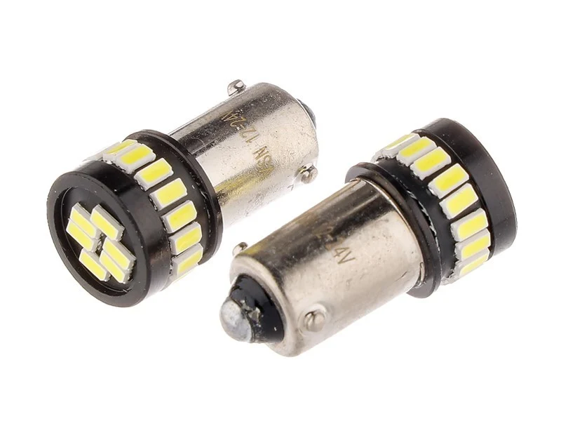 Žarulja VISION H6W BAX9s 12/24V 24x 3014 SMD LED, nepolarna, CANBUS, bijela, 2 kom