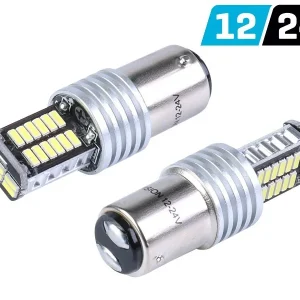 žarulja VISION P21 / 5W BAY15d 12/24V 30x 4014 SMD LED, CANBUS, bijela, 2 kom