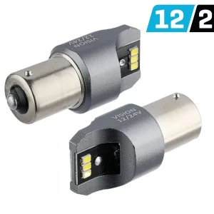 Žarulja VISION P21W BA15s 12/24V 6x 3020 SMD LED, nepolarna, CANBUS, bijela. 2 kom