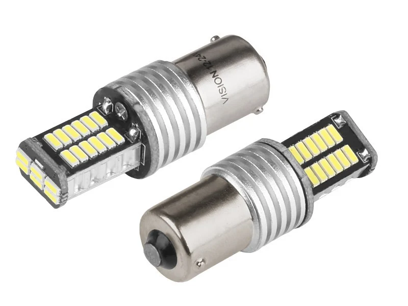 Žarulja VISION P21W BA15s 12/24V 30x 4014 SMD LED, CANBUS, bijela, 2 kom