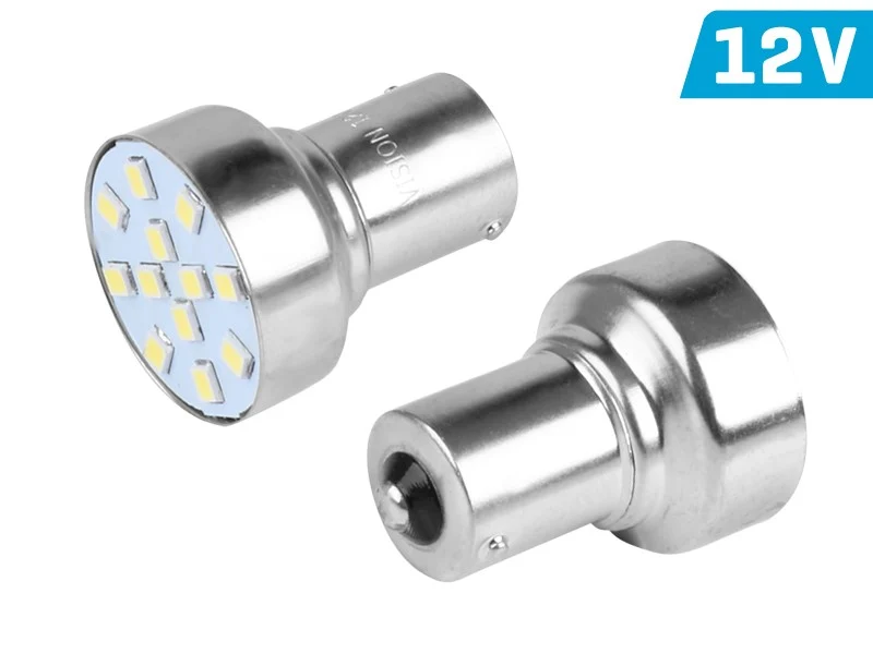 Žarulja VISION P21W BA15s 12V 12x 2835 SMD LED, bijela, 1 kom