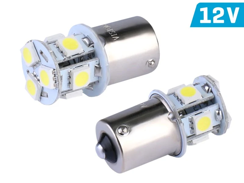 Žarulja VISION P21W BA15s 12V 8x 5050 SMD LED, bijela, 1 kom