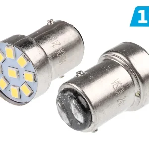 Žarulja VISION R5W / R10W BAY15d 12V 5x 5050 SMD LED, bijela, 2 kom