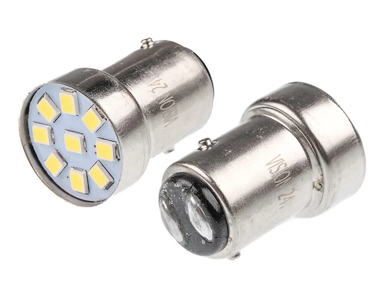 Žarulja VISION R5W / R10W BAY15d 12V 5x 5050 SMD LED, bijela, 2 kom