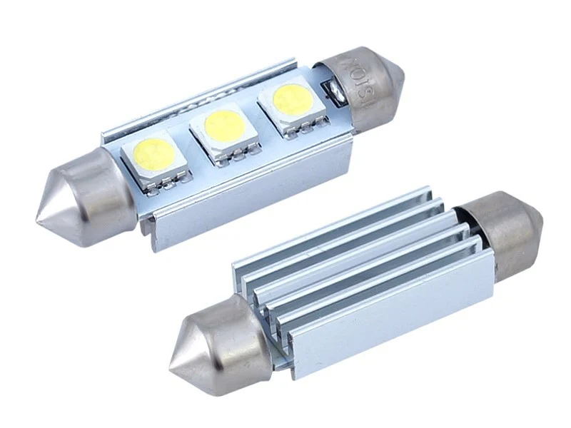 Žarulja VISION SV8.5 41 mm 12 V 3x 5050 SMD LED, CANBUS, bijela, 2 komada