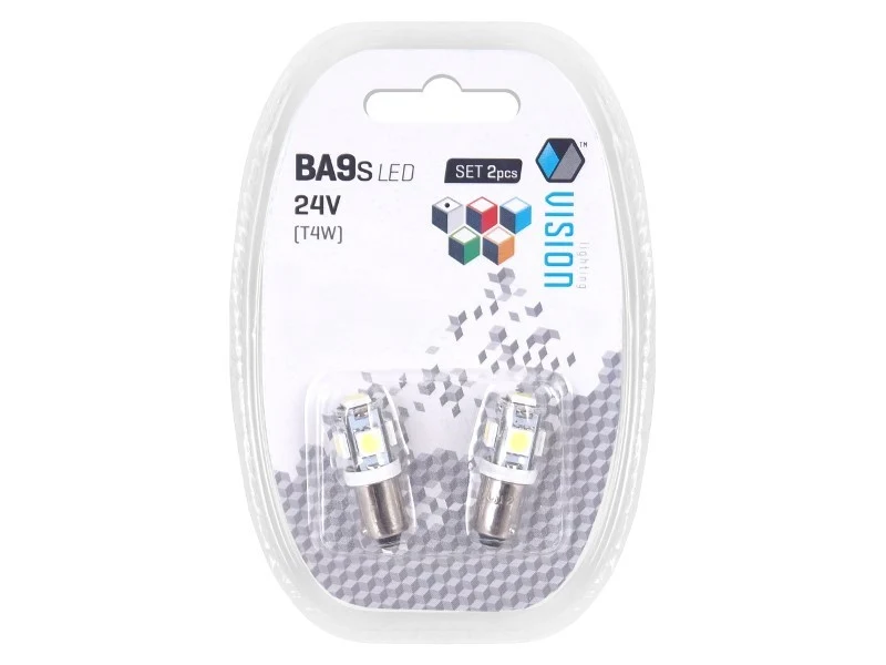 Žarulja VISION T4W BA9s 24V 5x 5050 SMD LED, bijela, 2 kom