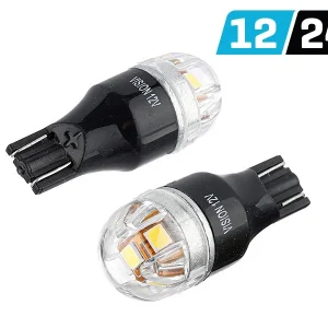 Žarulja VISION W16W (T15) 12/24V 5x 2835 SMD Lumileds, nepolarna, CANBUS, bijela, 2 kom