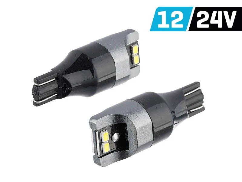 Žarulja VISION W16W (T15) 12/24V 4x 3020 SMD LED, nepolarna, CANBUS, bijela, 2 kom