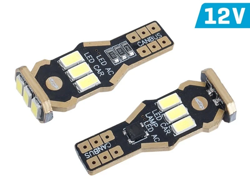 Žarulja VISION W16W (T15) 12V 9x 5730 SMD LED, nepolarna, CANBUS, bijela, 2 kom