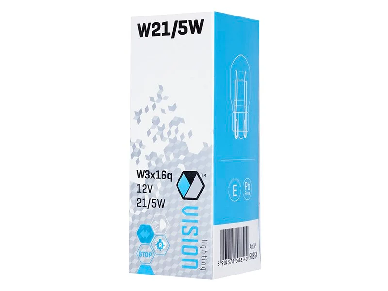 Žarulja VISION W21 / 5W 12V 21 / 5W W3x16q, E4