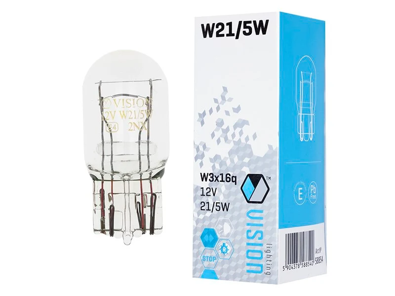 Žarulja VISION W21 / 5W 12V 21 / 5W W3x16q, E4