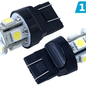 Žarulja VISION W21 / 5W (T20q) 12V 8x 5050 SMD LED, bijela, 2 kom
