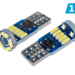 Žarulja VISION W5W (T10) 12/24V 15x 4014 SMD LED, nepolarna, CANBUS, bijela, 2 kom