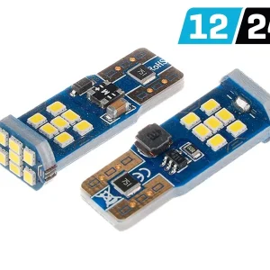 Žarulja VISION W5W (T10) 12/24V 21x 2016 SMD LED, nepolarna, CANBUS, bijela, 2 kom