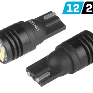 Žarulja VISION W5W (T10) 12/24V 6x 3020 SMD Ultra Bright LED , nepolarna, bijela, 2 kom
