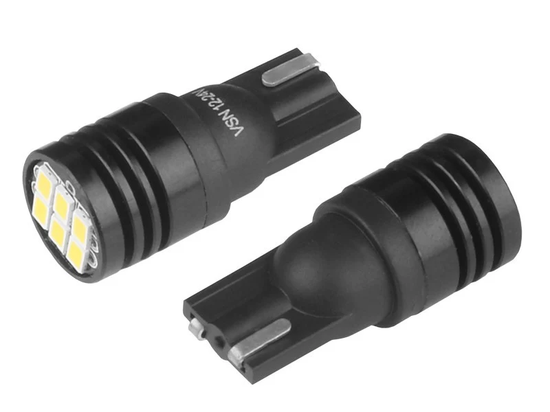 Žarulja VISION W5W (T10) 12/24V 6x 3020 SMD Ultra Bright LED , nepolarna, bijela, 2 kom
