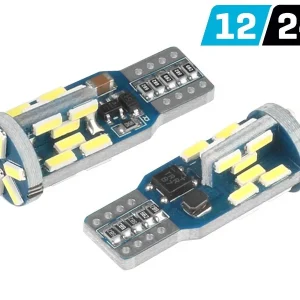 Žarulja VISION W5W (T10) 12/24V 30x 4014 SMD LED, CANBUS, bijela, 2 kom